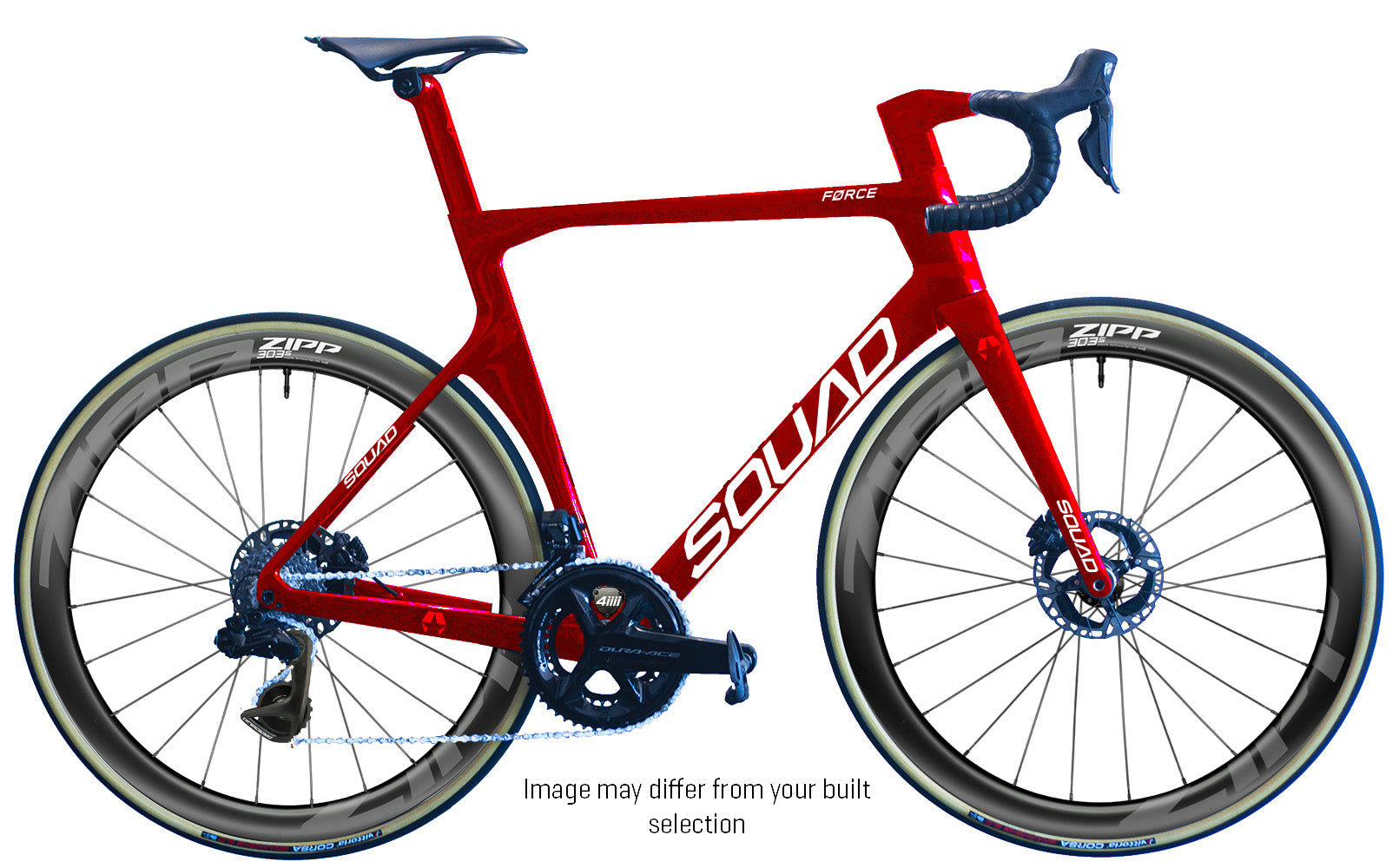 Force Mod Shimano Ultegra R-8150 Di2 12s / Zipp 303s / 4iiii Dual Precision 3+ Pro