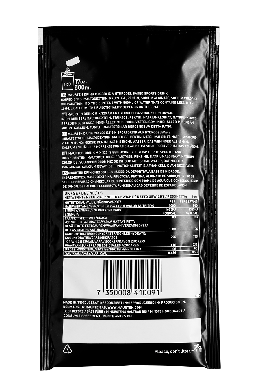 MAURTEN DRINK MIX 320 box (14 servigs)