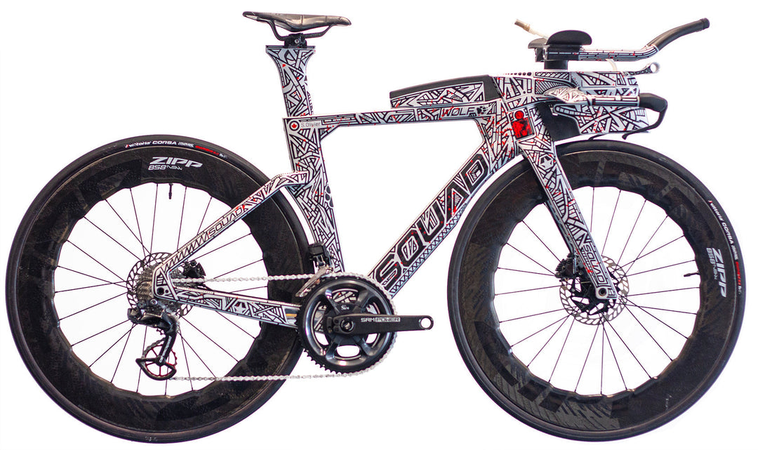WOLF TRI + 9 Dura Ace Di2 / 4iiii dual Powermeter / Ceramicspeed OSPW Alpah RS / CS BB +ZIPP 454/858 NSW
