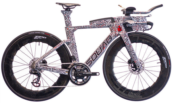 WOLF TRI + 9 Dura Ace Di2 / 4iiii dual Powermeter / Ceramicspeed OSPW Alpah RS / CS BB +ZIPP 454/858 NSW